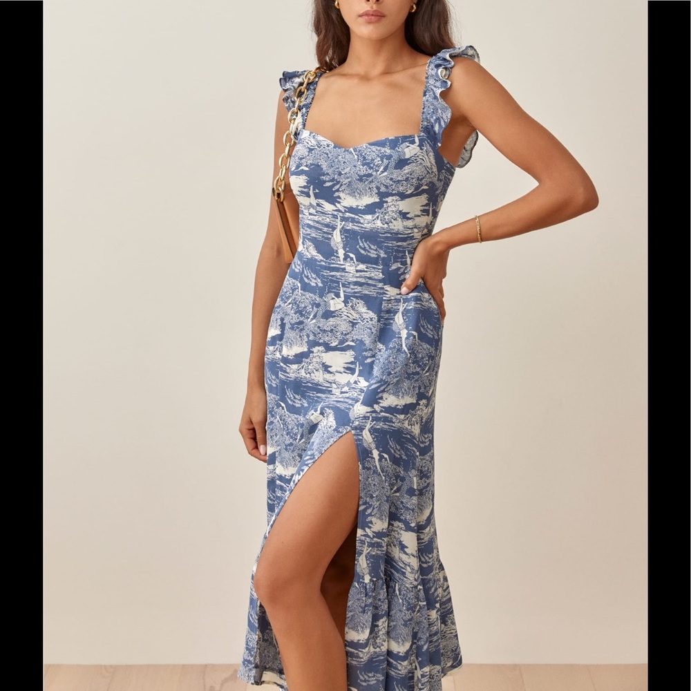 REFORMATION - Bondi Dress - Ivory - 8